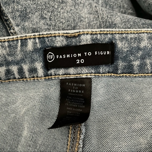 Fashion to Figure High Waist Skinny Jean Size 20 - Picture 4 of 4
